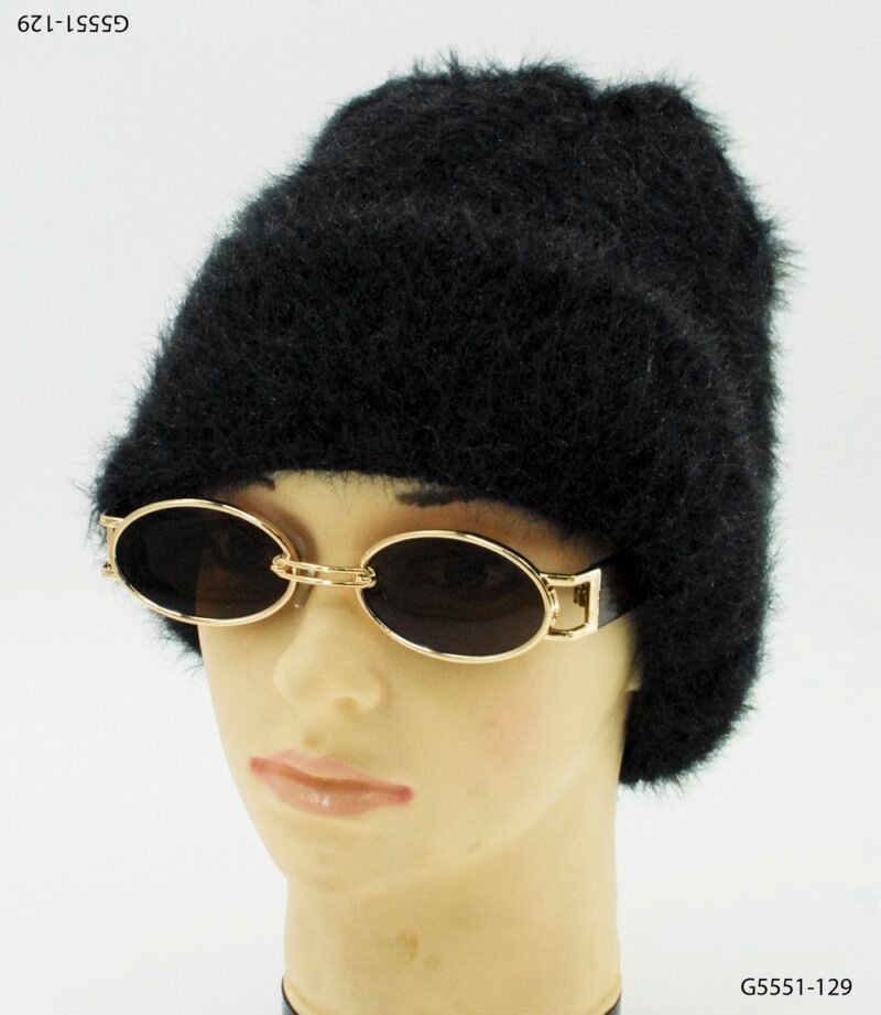 Gorro tejido con diseño de rombos G5551