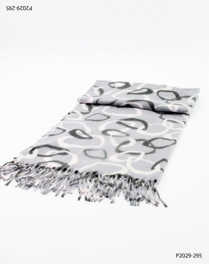 Pashmina con estampado de lazos entrelazados P2029