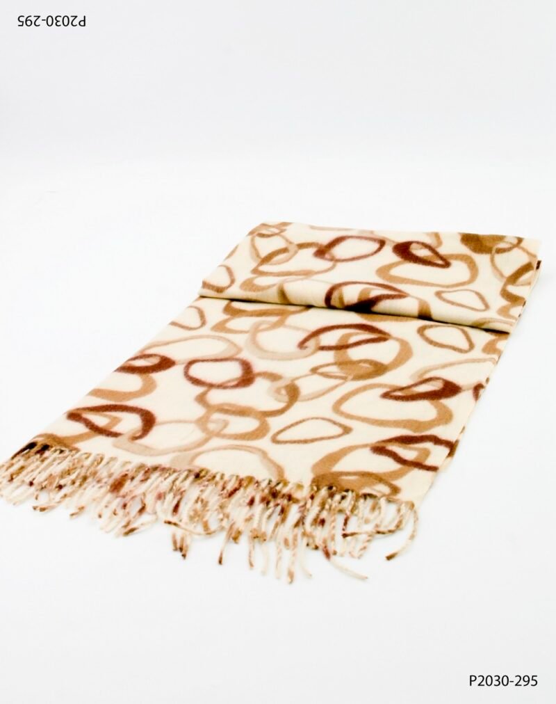 Pashmina con estampado de lazos entrelazados P2030