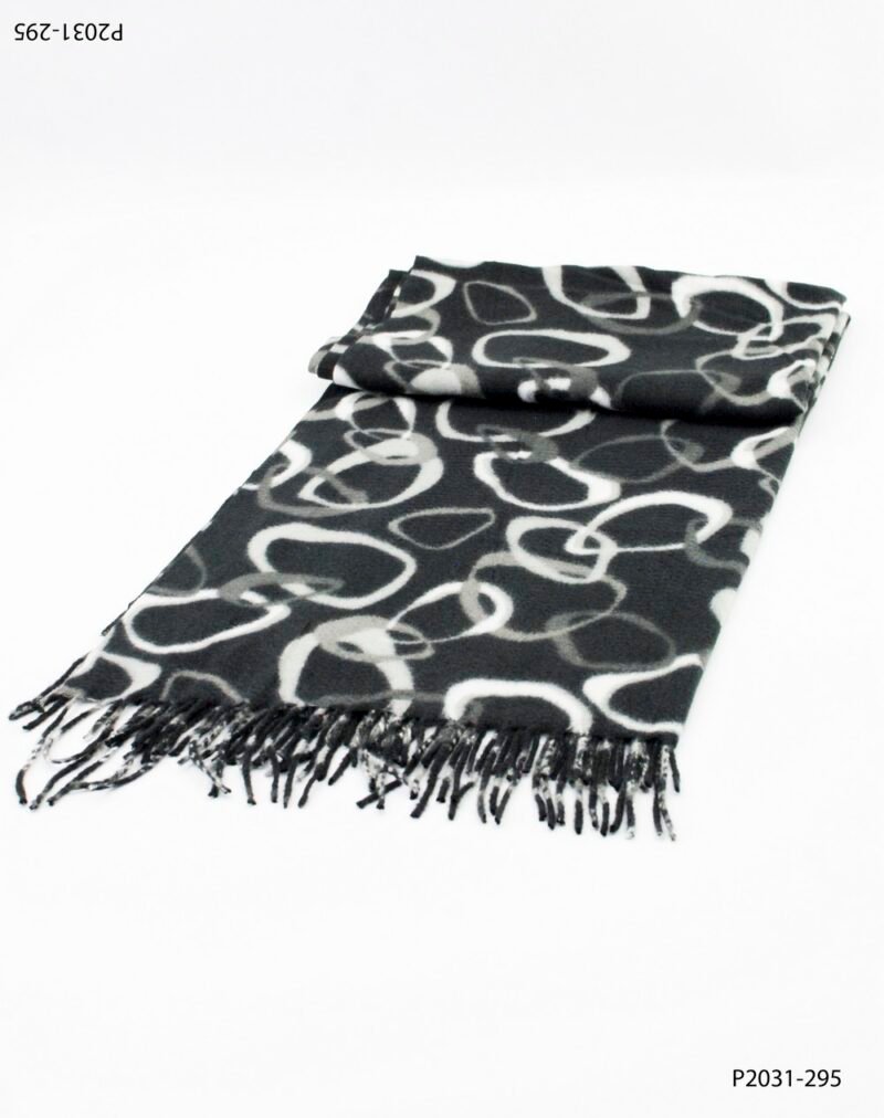 Pashmina con estampado de lazos entrelazados P2031