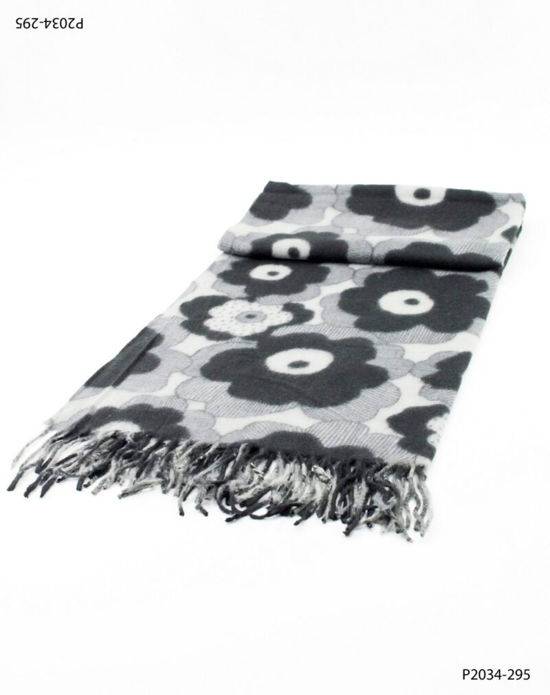 Pashmina con estampado con diseño floral P2034