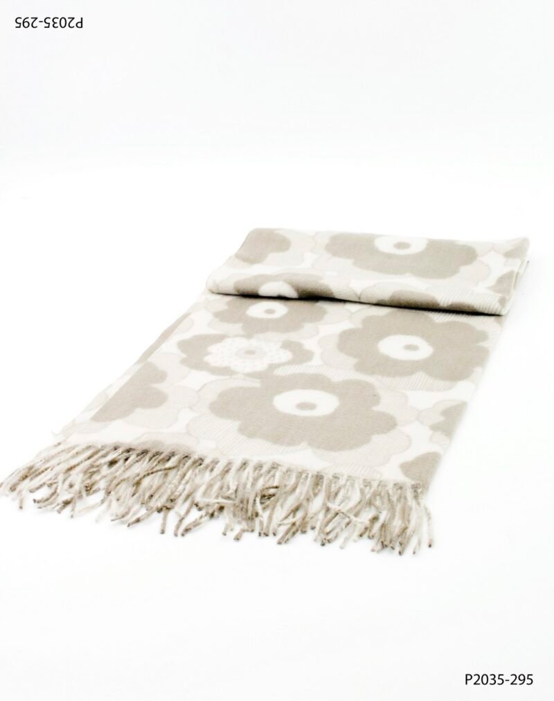 Pashmina con estampado con diseño floral P2035