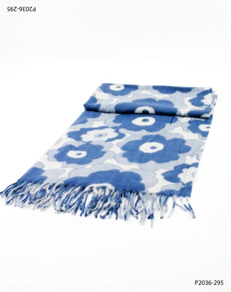 Pashmina con estampado con diseño floral P2036