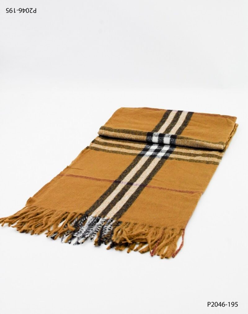 Pashmina con estampado escocés P2046