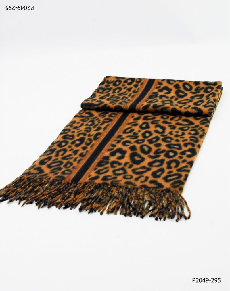 Pashmina con estampado animal print P2049