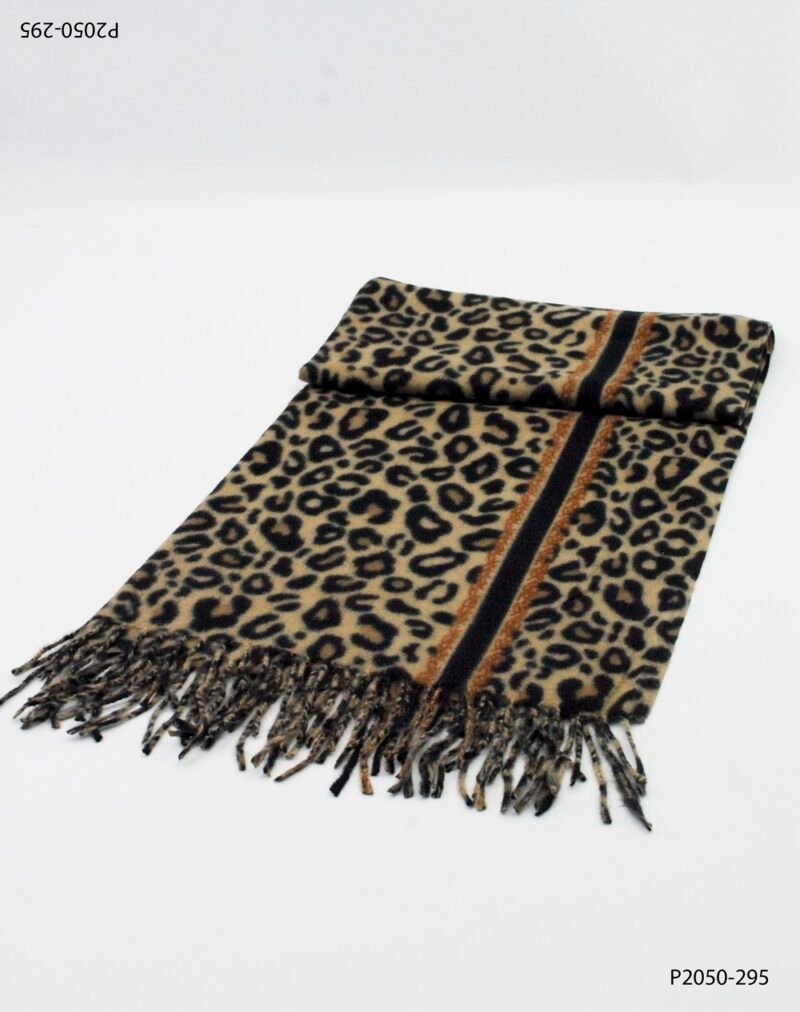 Pashmina con estampado animal print P2050