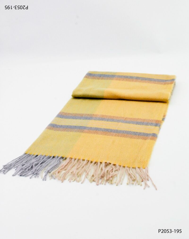 Pashmina con estampado escocés P2053