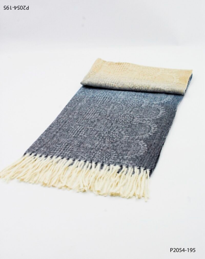 Pashmina elegante con un diseño artístico P2054