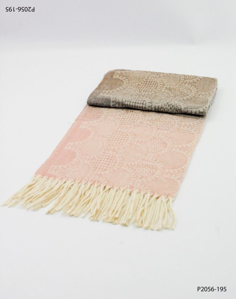 Pashmina elegante con un diseño artístico P2056