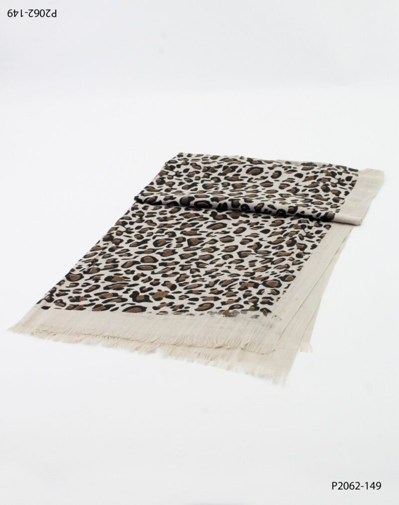 Pashmina con estampado animal print estilo leopardo P2062