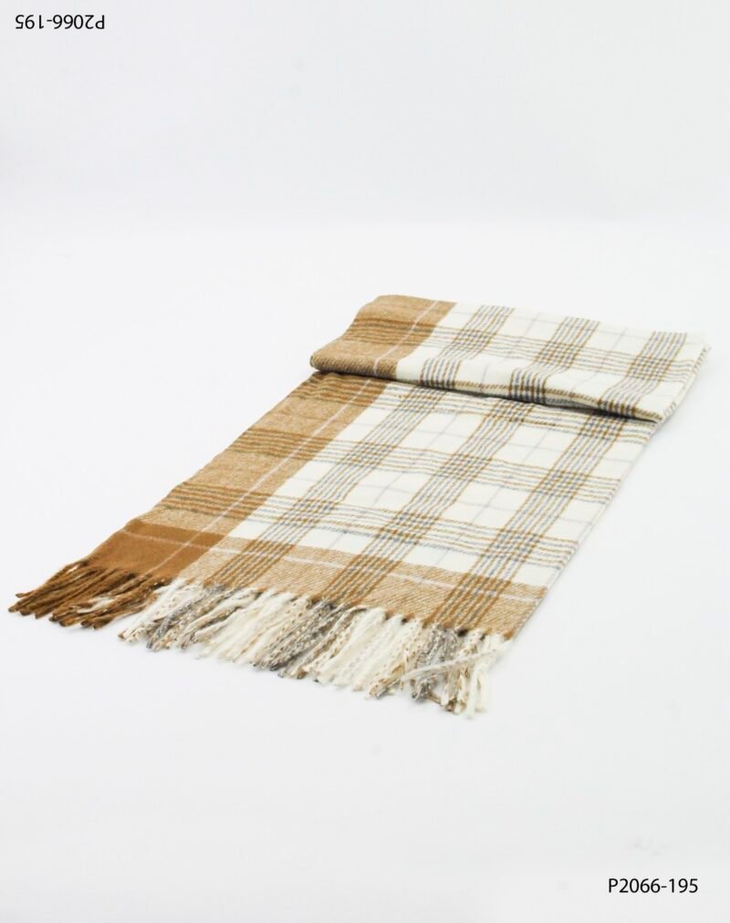 Pashmina con estampado escocés P2066