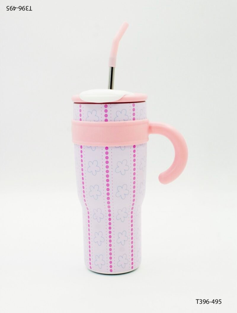 Vaso térmico con diseño infantil y colorido en tonos pastel T396
