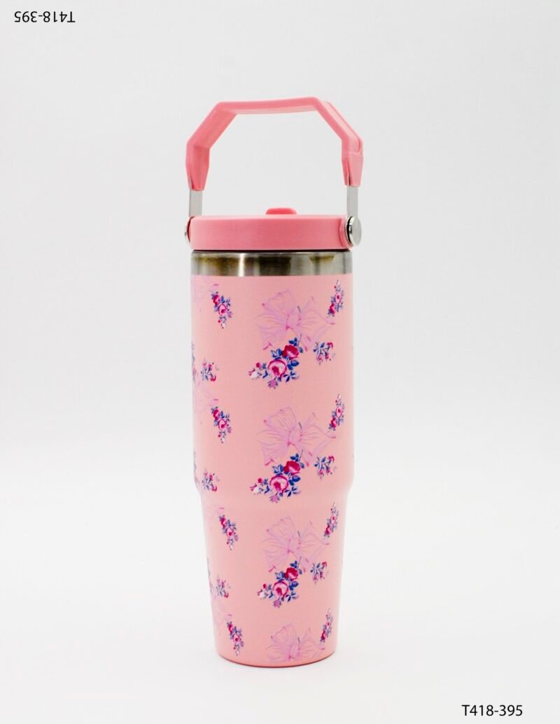 Vaso térmico aislado de acero inoxidable con un diseño primaveral T418