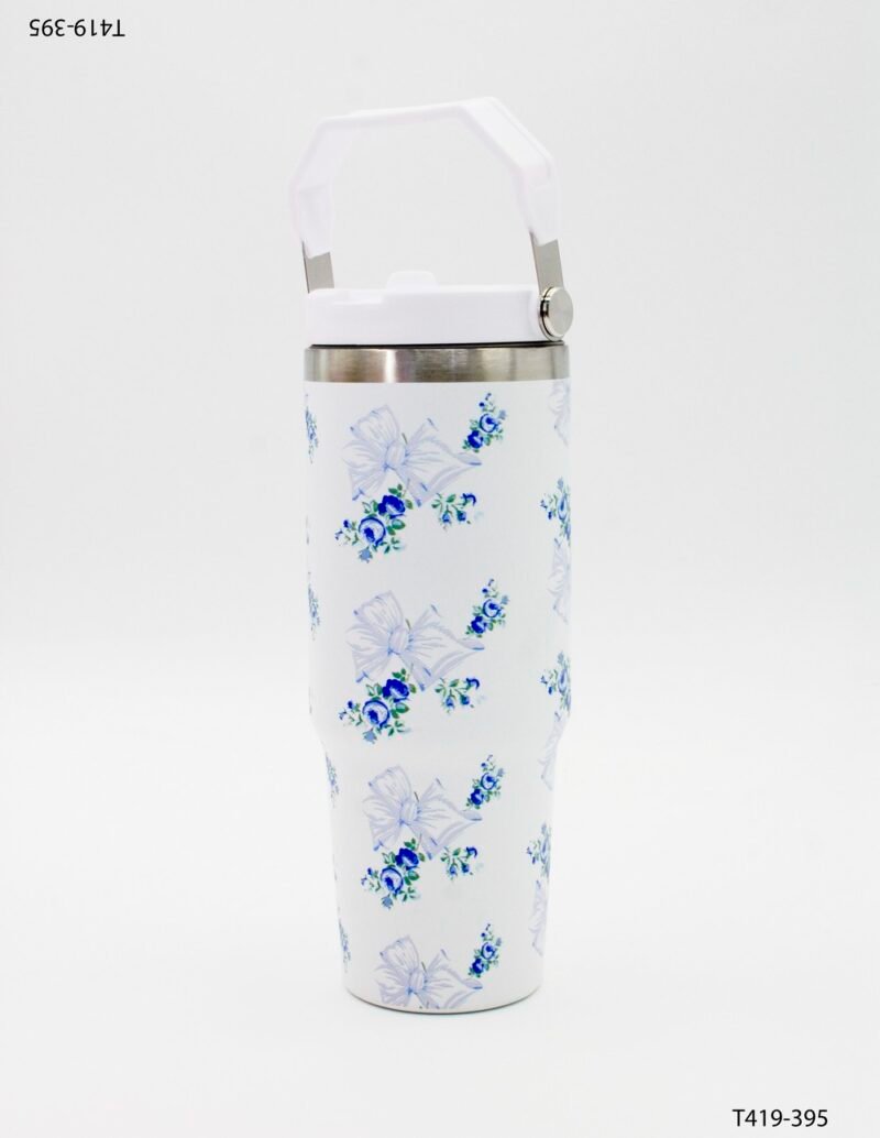 Vaso térmico aislado de acero inoxidable con un diseño primaveral T419