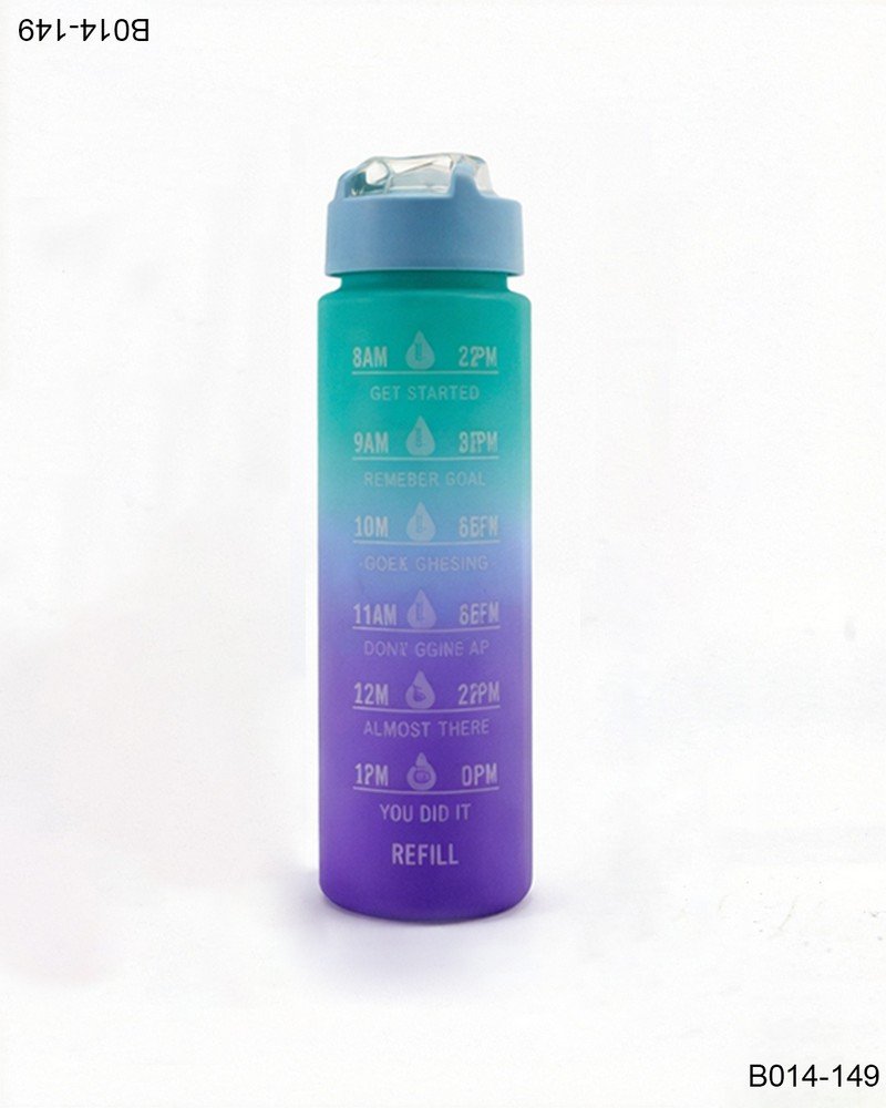 Botella deportiva con diseño degradé B014