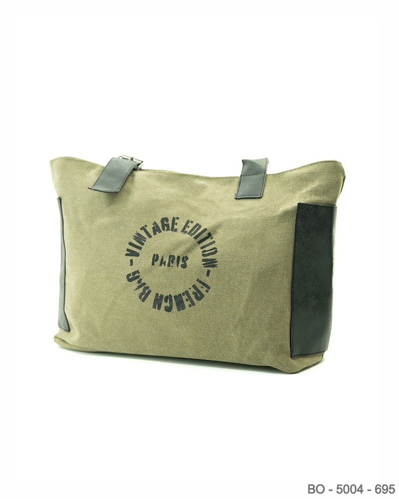 Tote Bag Vintage París Verde BO5004