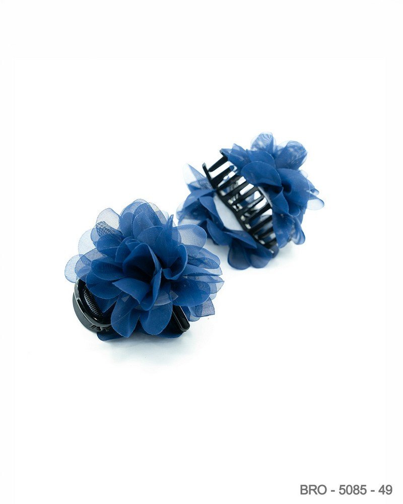 Broche flor elegante azul BRO5085