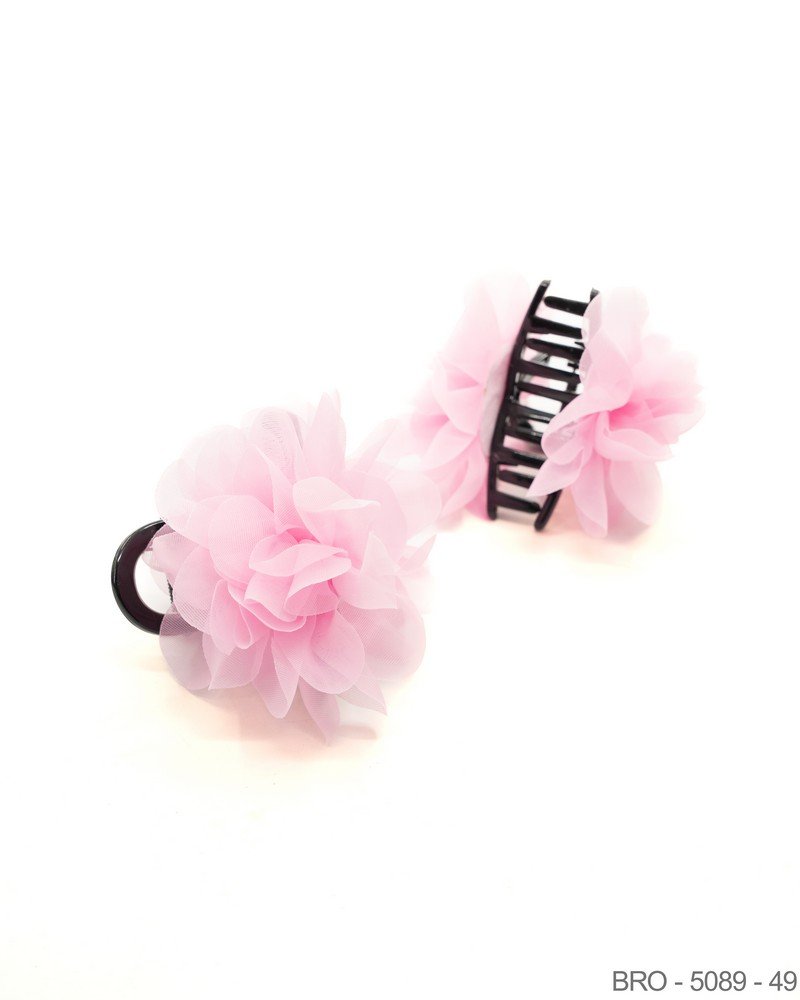 Broche flor elegante rosado BRO5089