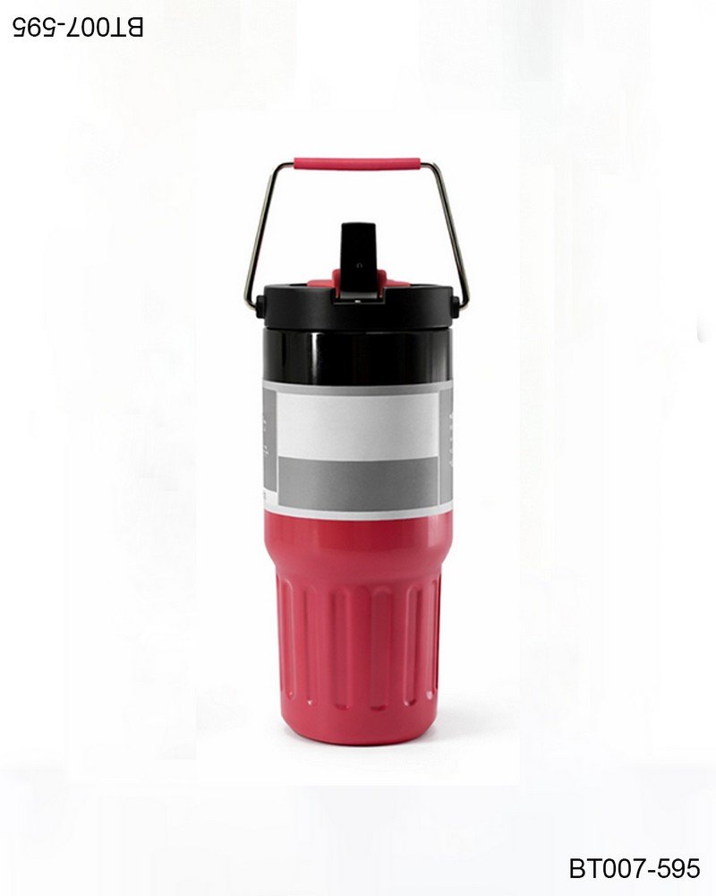 Botella térmica de acero inoxidable con tapa y asa BT007