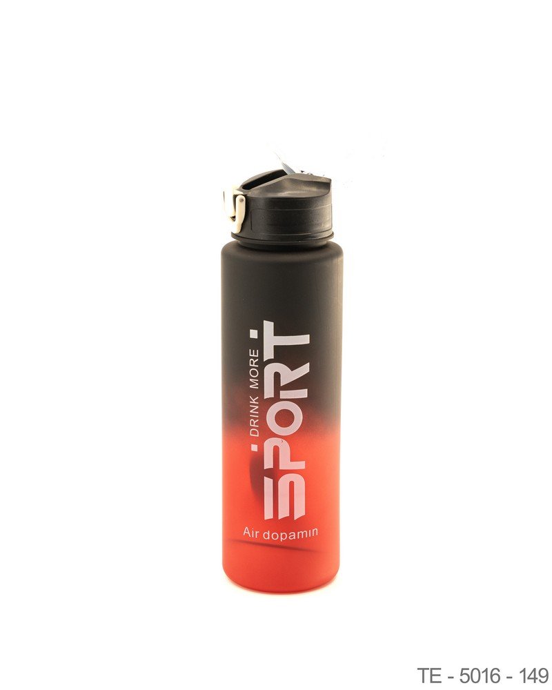 Botella Deportiva Degradada con Gráfica "Sport" y Tapa de Seguridad TE5016