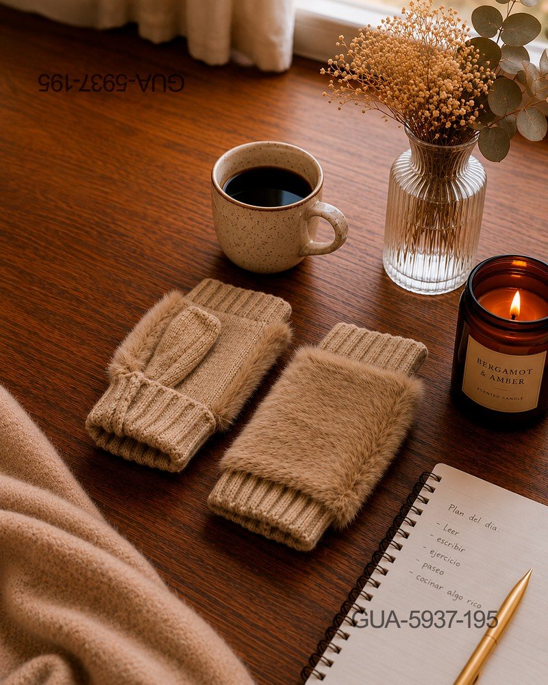 Guantes Sin Dedos Invierno Acogedor GUA5937