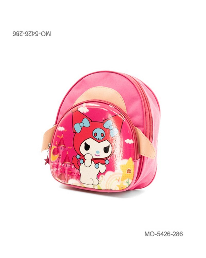 Mochila Escolar Pequeña de Kuromi con Cierre de Estrella MO5426