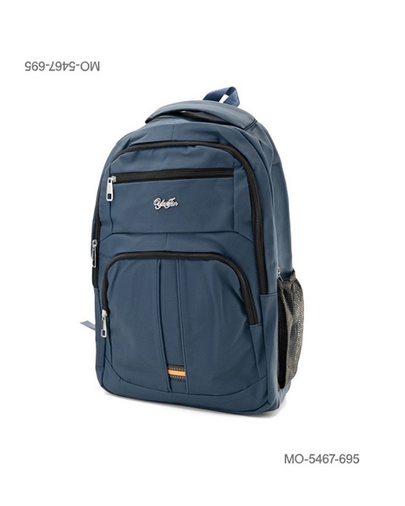 Mochila de Lona Reforzada Unisex Color Azul Noche Casual MO5467
