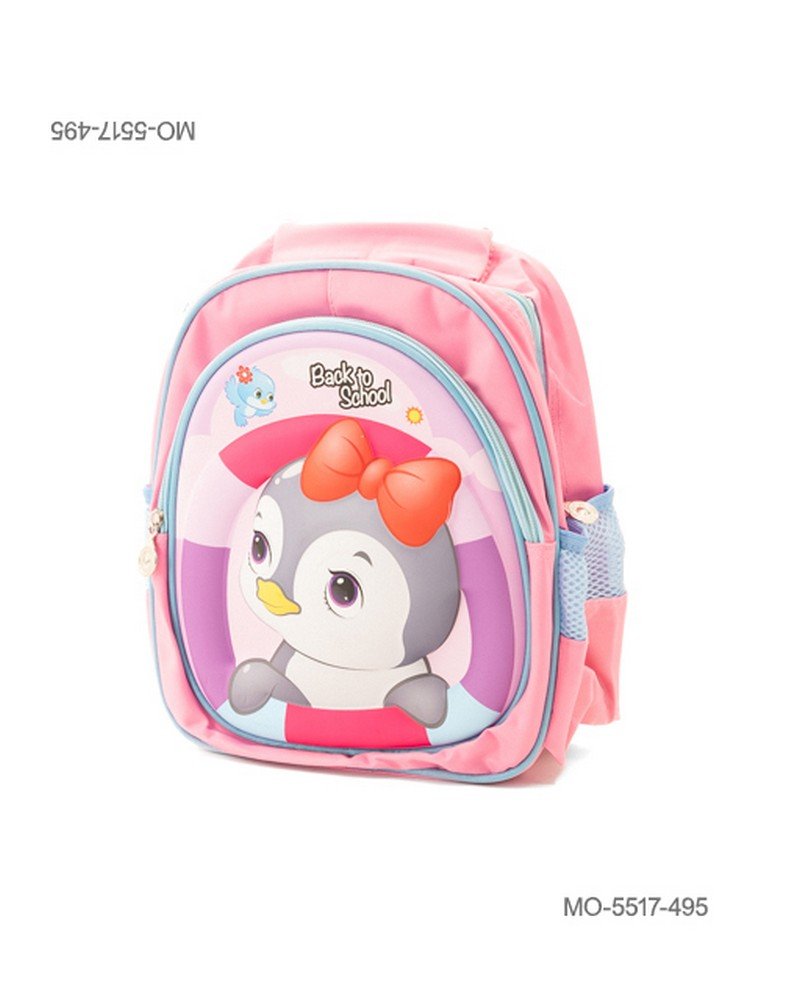 Mochila Escolar de Jardín Personaje Pingüino Animado Back to School MO5517