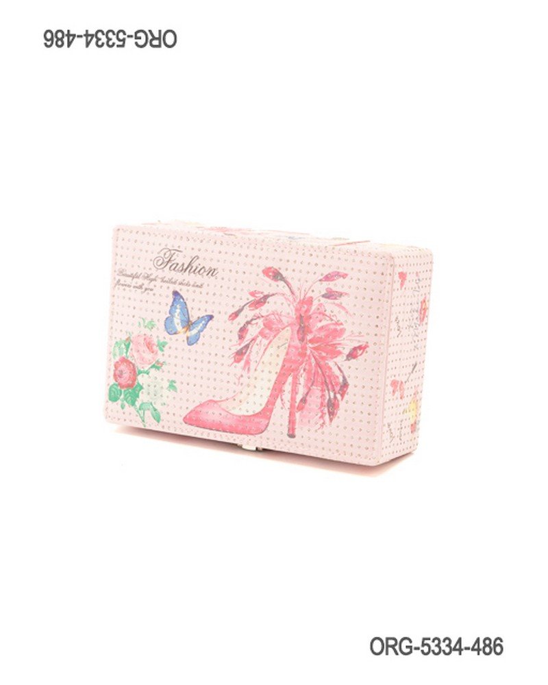 Organizador de Joyas Rígido Diseño Zapato Fashion Rosa ORG5334