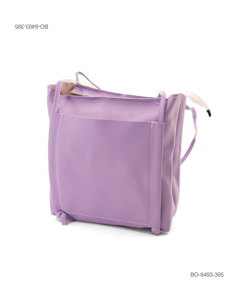 Bolso Tote Casual en Color Lavanda BO6493