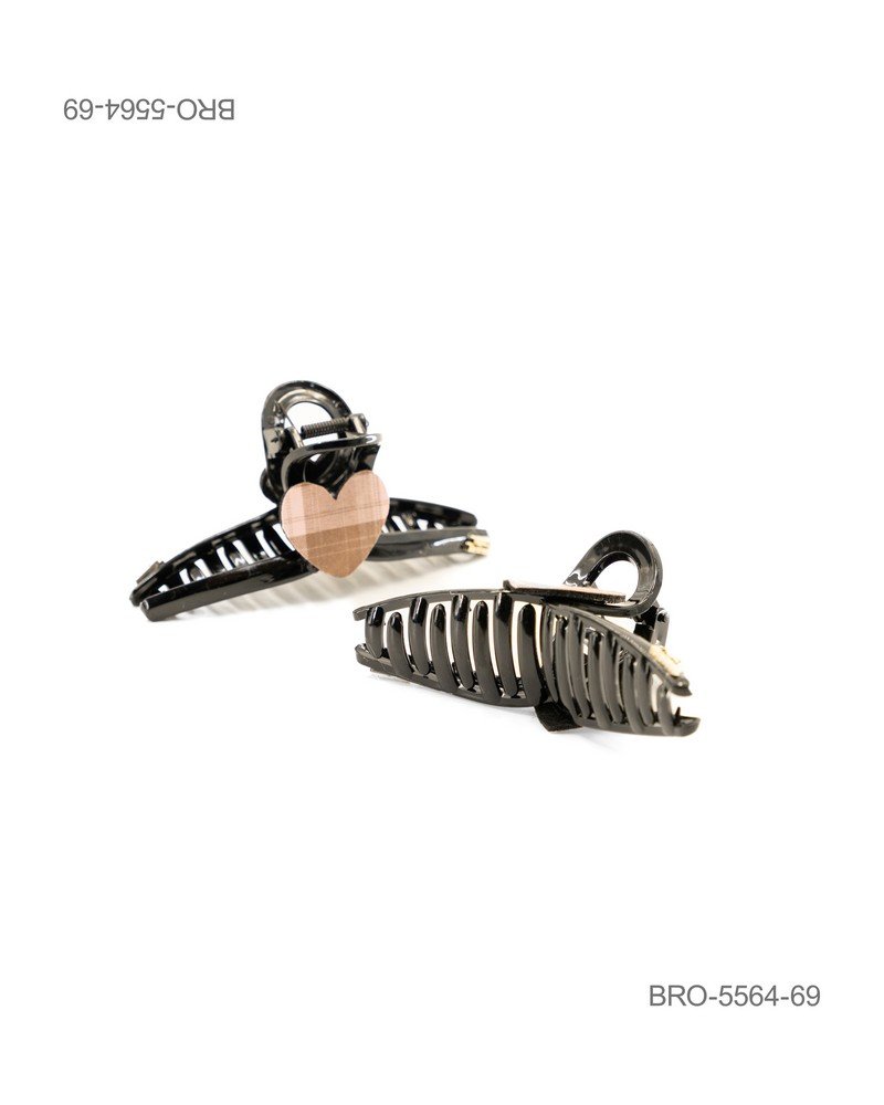 Pinza para Cabello "Garras" con Detalle de Corazón BRO5564