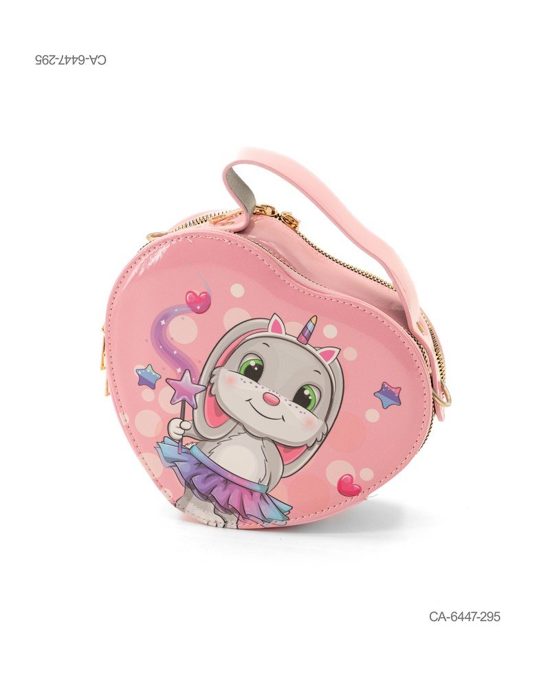 Cartera Pequeña con Personaje Animado y Acabado Brillante CA6447