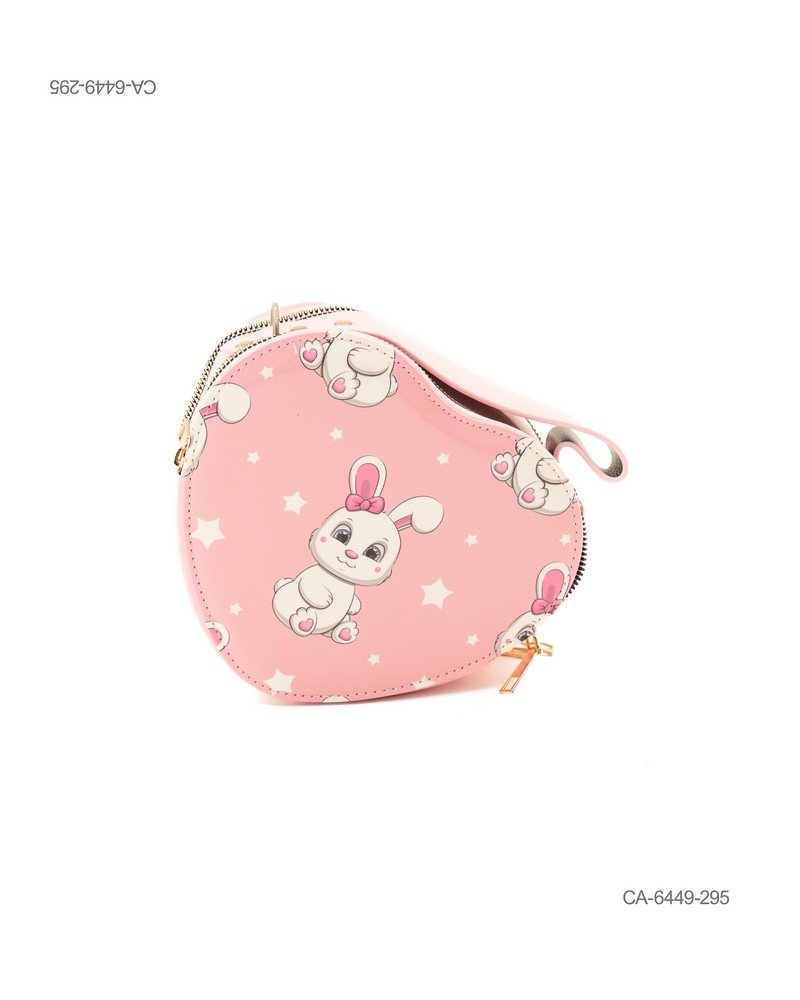 Cartera Pequeña con Motivos Infantiles y Acabado Brillante CA6449