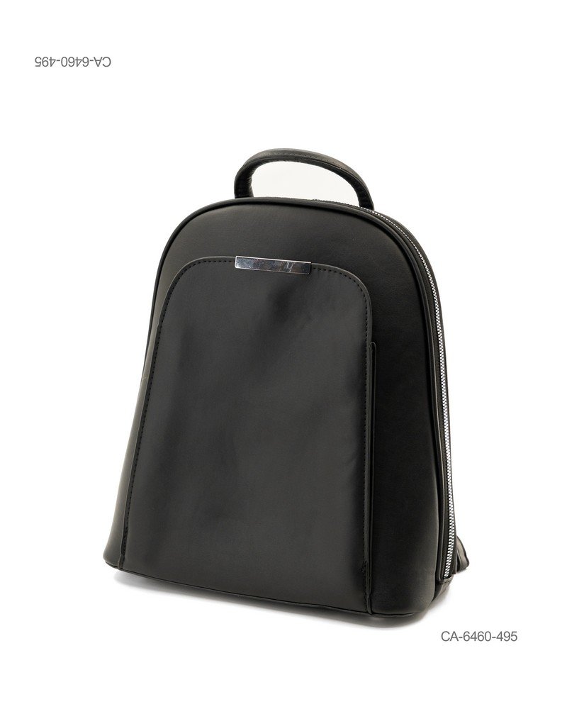 Mochila Urbana Minimalista en Color Negro CA6460