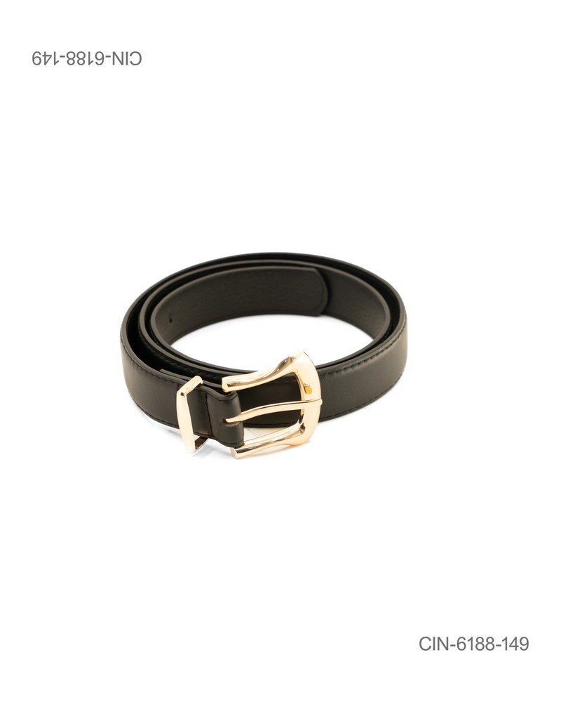 Cinturón Cuero Negro Premium CIN6188