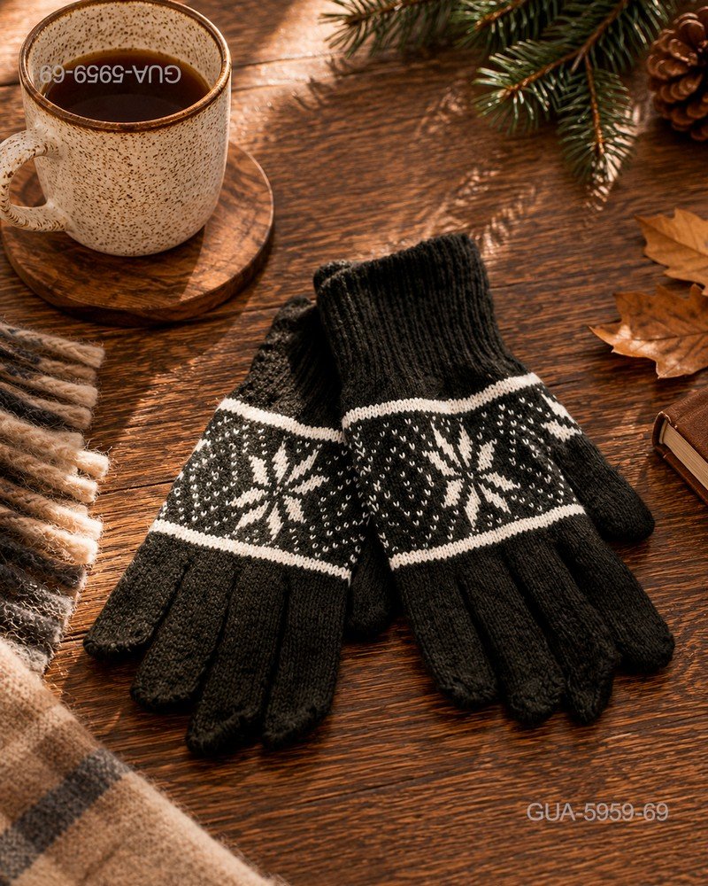 Guantes de Invierno con Motivos Nórdicos GUA5959