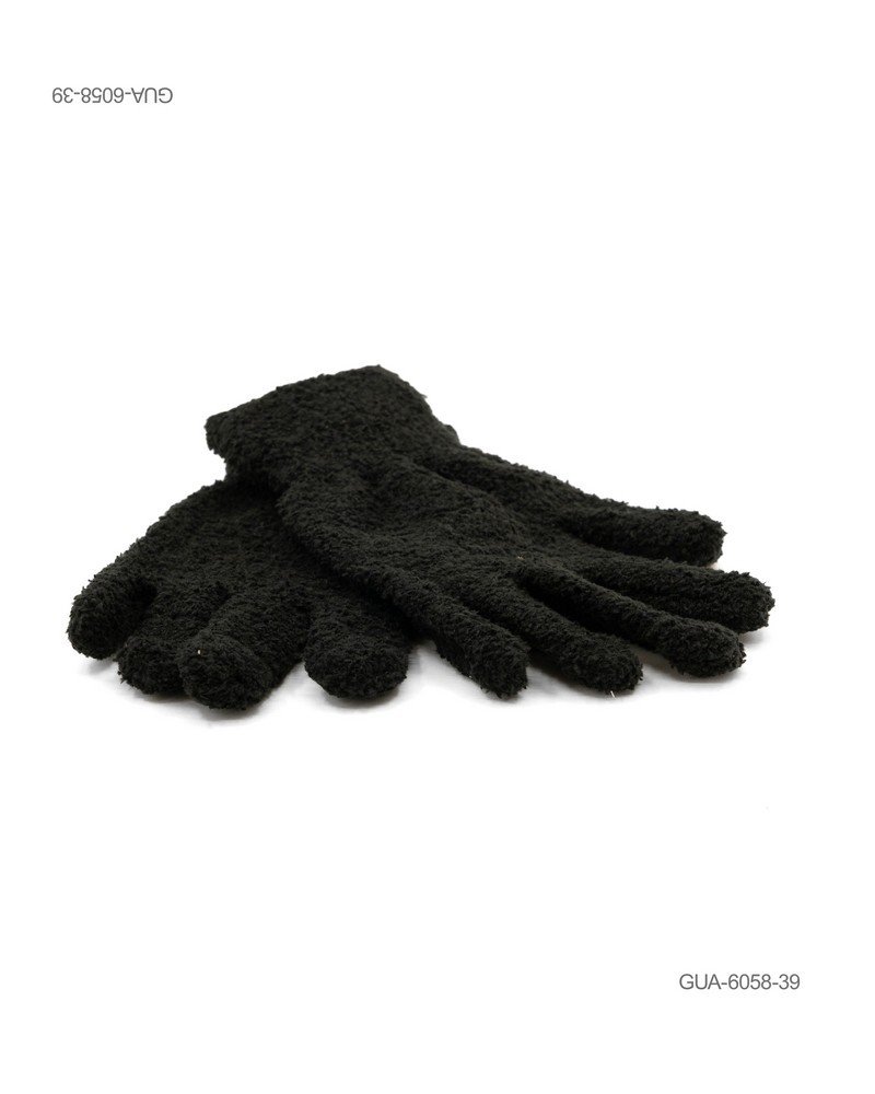 Guantes Térmicos de Tacto Extra Suave Color Negro GUA6058