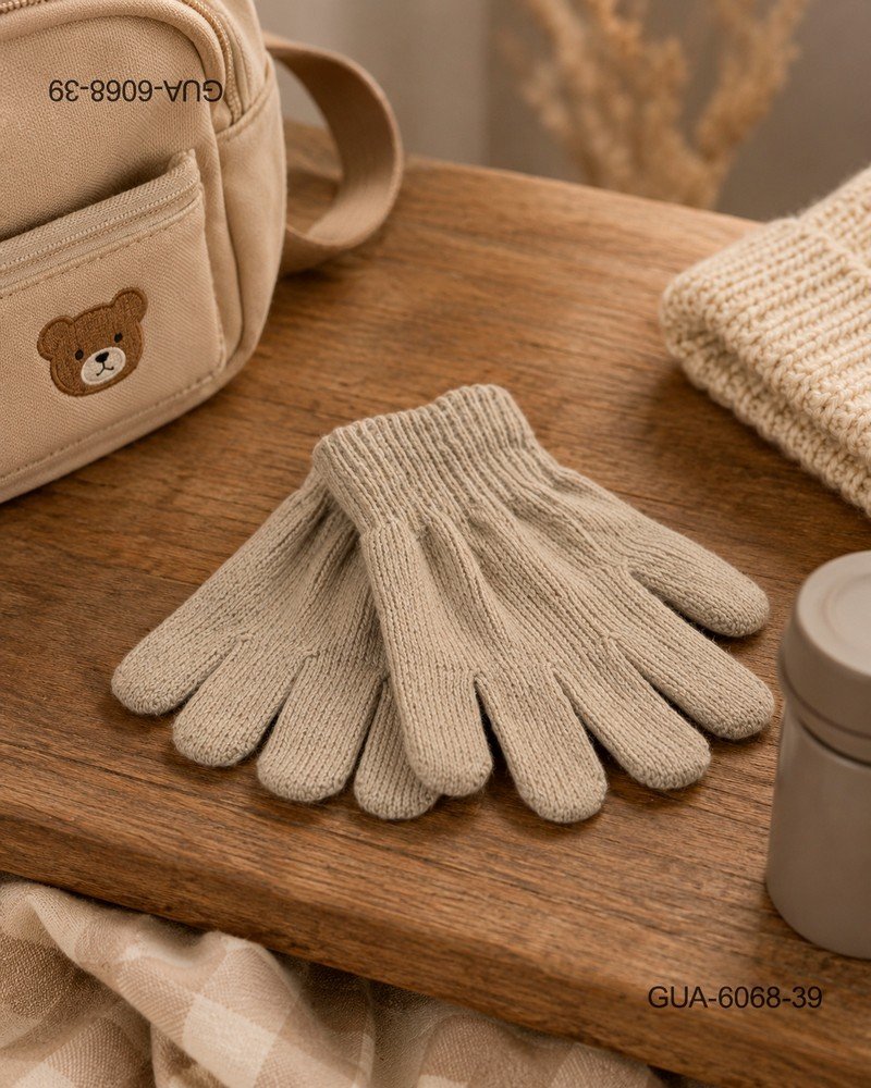 Guantes de Punto en Tono Neutro GUA6068