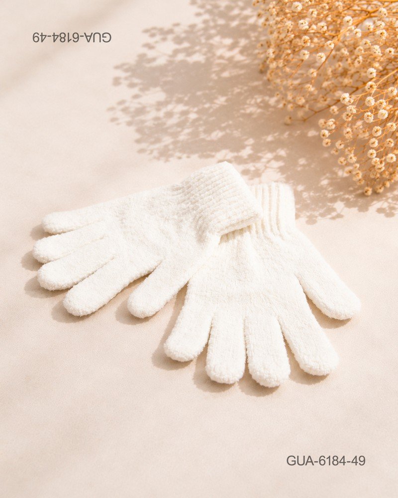 Guantes de Invierno "Efecto Nube" - Color Blanco GUA6184