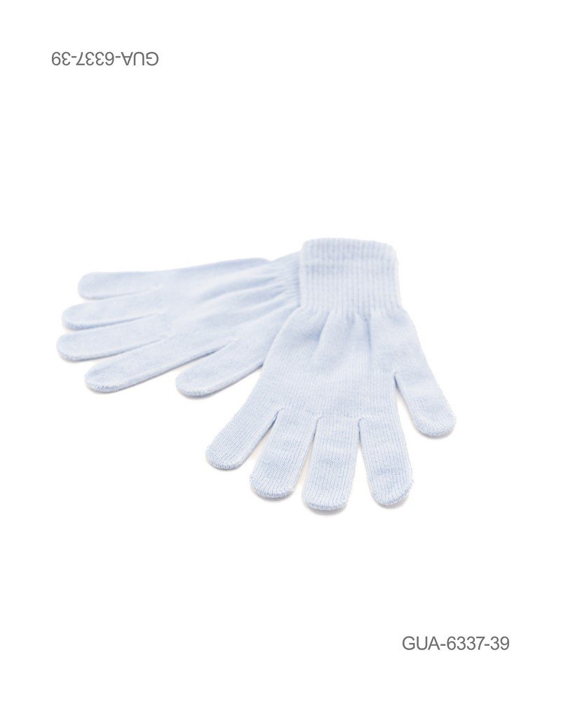 Guantes de Punto Clásico - Color Celeste GUA6337