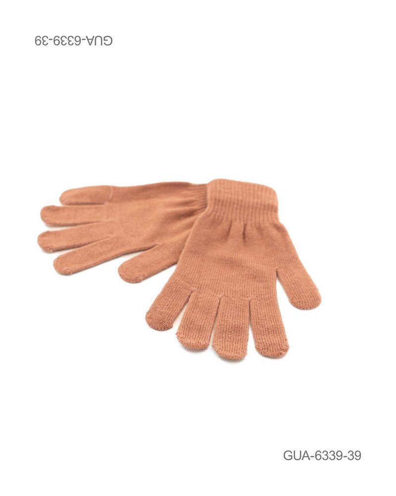 Guantes de Punto Clásico - Color Terracota GUA6339