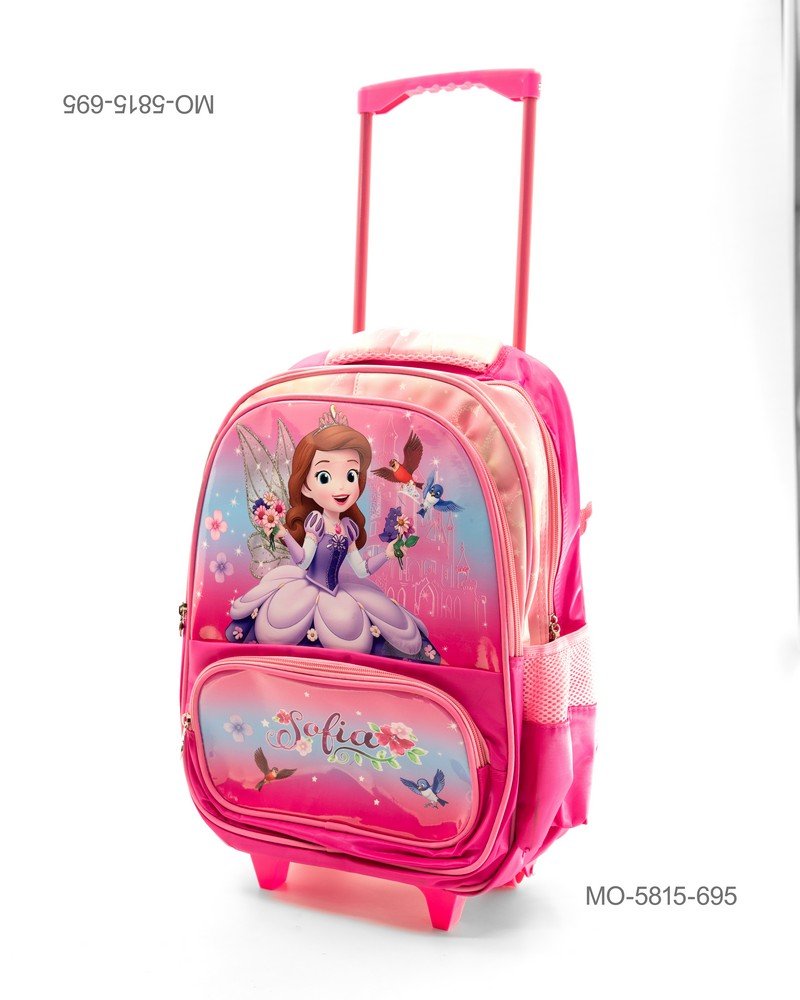 Mochila Escolar con Ruedas Infantil "Princesita Sofía" MO5815