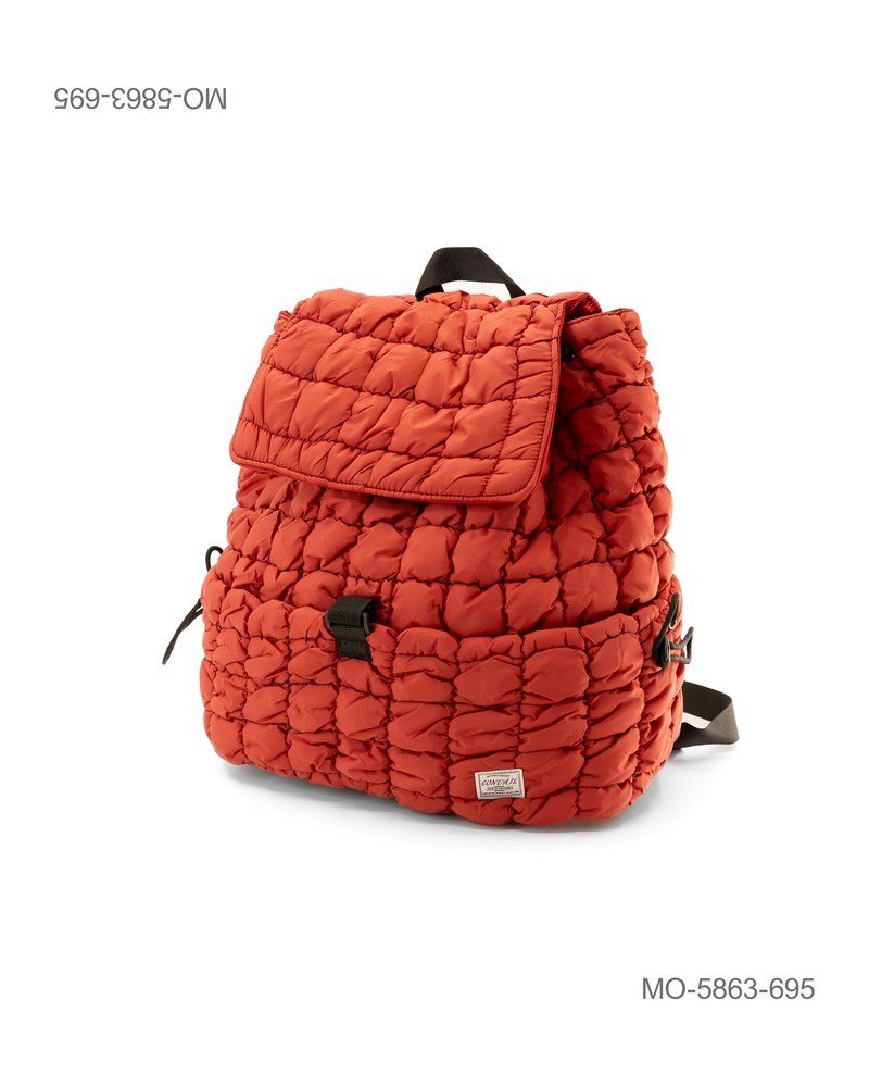 Mochila Casual Acolchada Color Rojo - Estilo Urbano MO5863