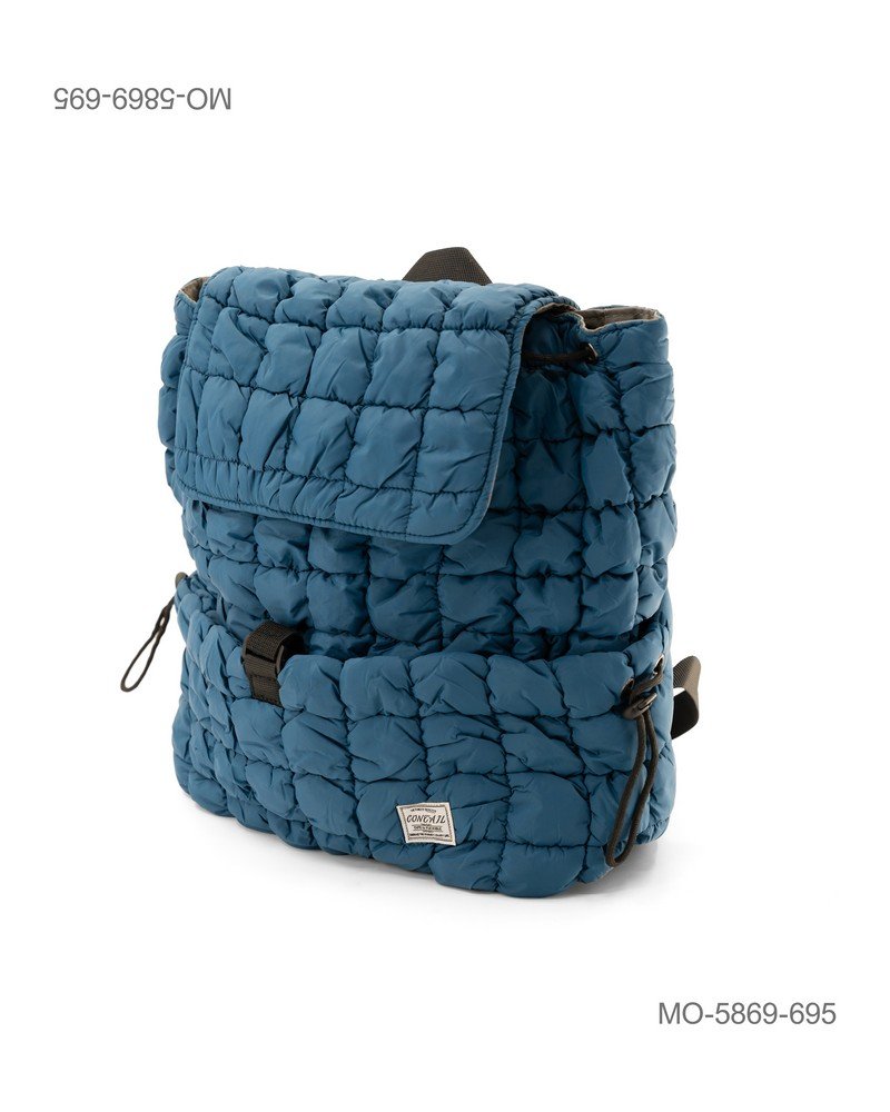 Mochila Casual Acolchada Color Azul - Estilo Urbano MO5869