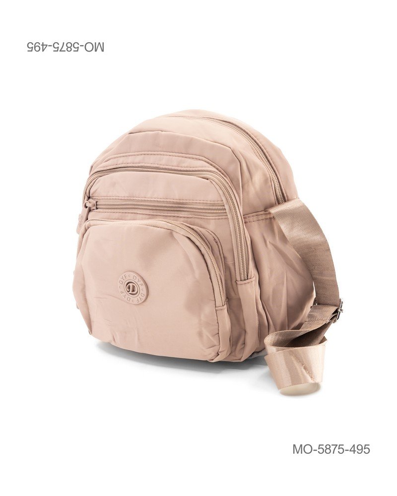 Mochila Pequeña Casual Color Rosa Nude - Estilo Urbano MO5875
