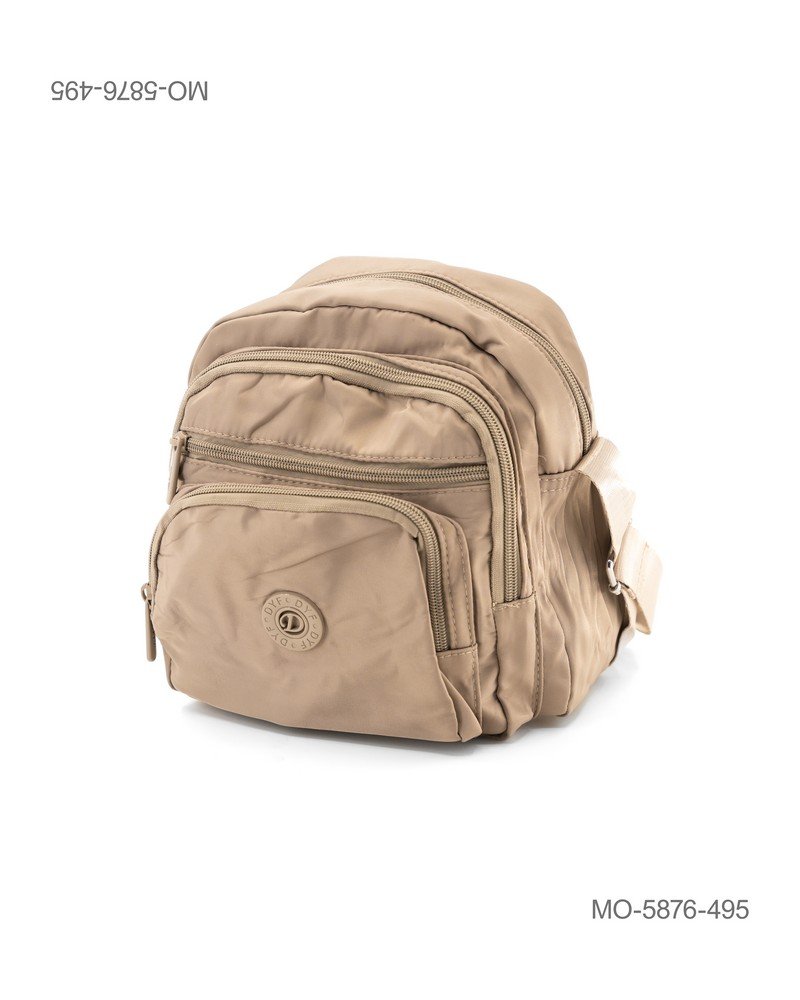 Mochila Pequeña Casual Color Arena - Estilo Urbano MO5876