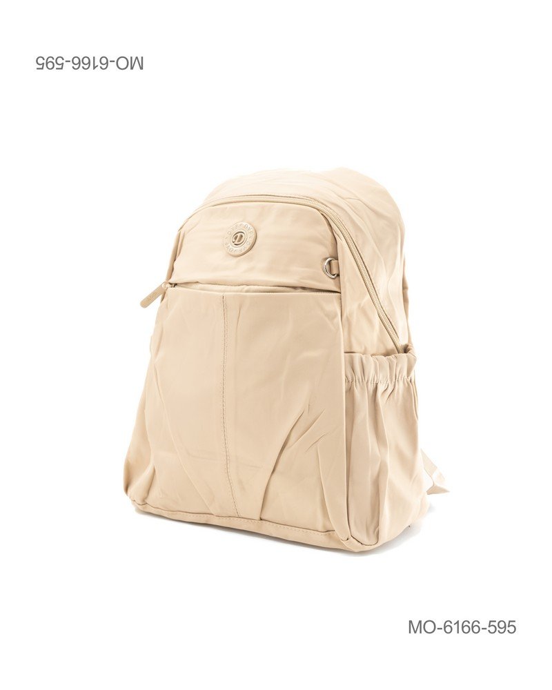 Mochila Urbana Casual Color Beige Claro - Estilo Minimalista MO6166