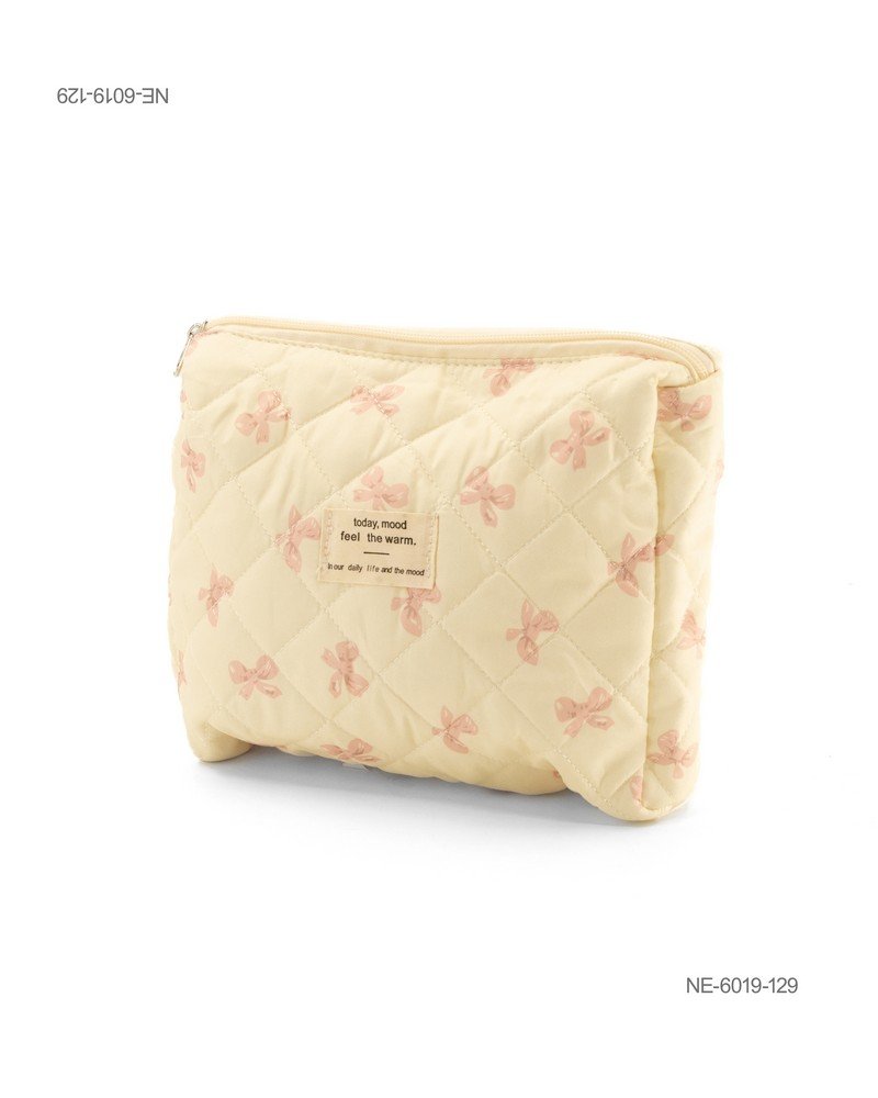 Neceser Acolchado con Estampado de Lazos NE6019
