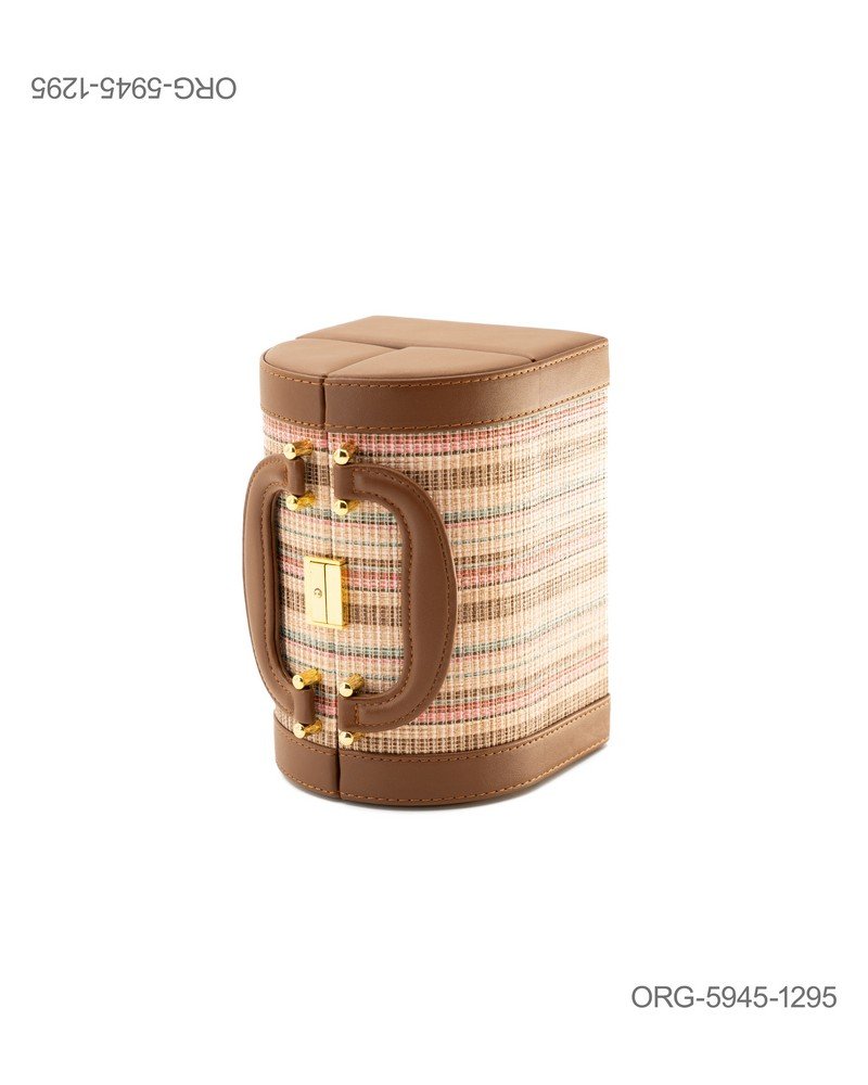 Organizador de Joyas Elegante con Cierre Metálico – Estilo Clásico ORG5945