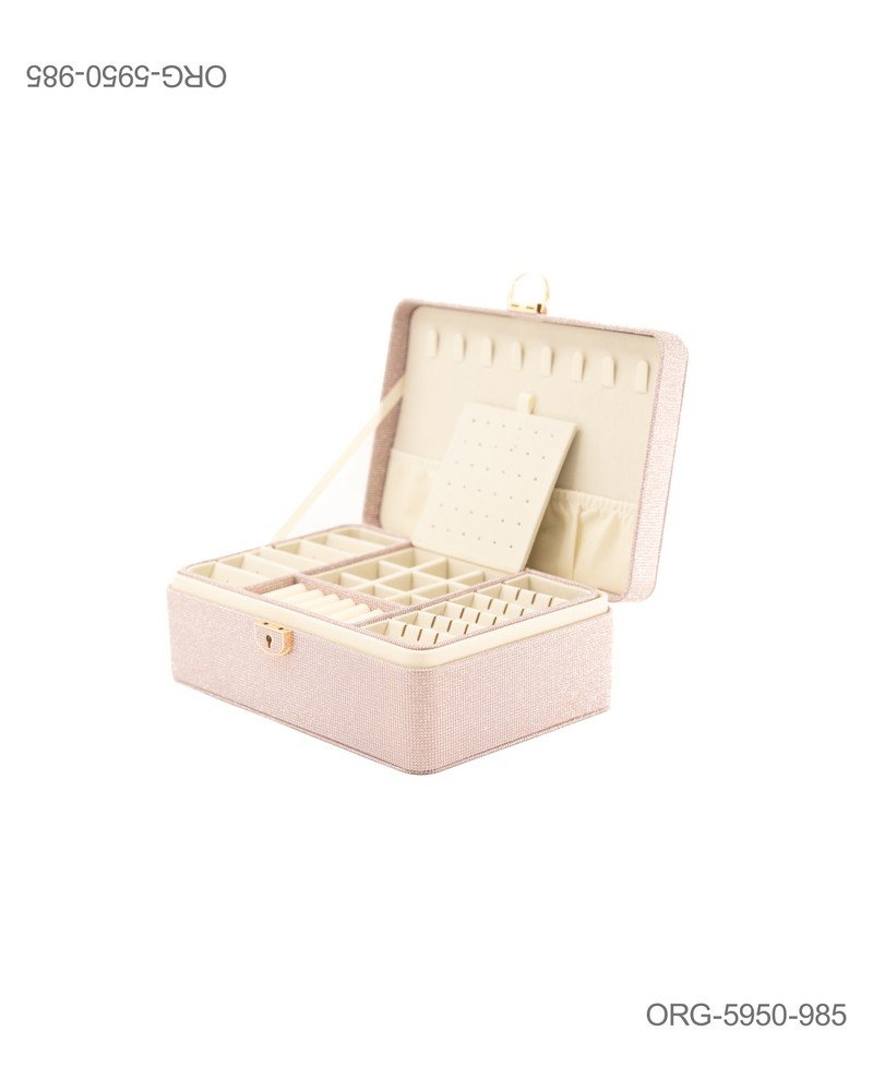 Organizador de Joyas con Porta Pendientes y Anillos – Estilo Elegante ORG5950